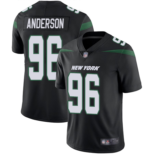 New York Jets Limited Black Youth Henry Anderson Alternate Jersey NFL Football #96 Vapor Untouchable->youth nfl jersey->Youth Jersey